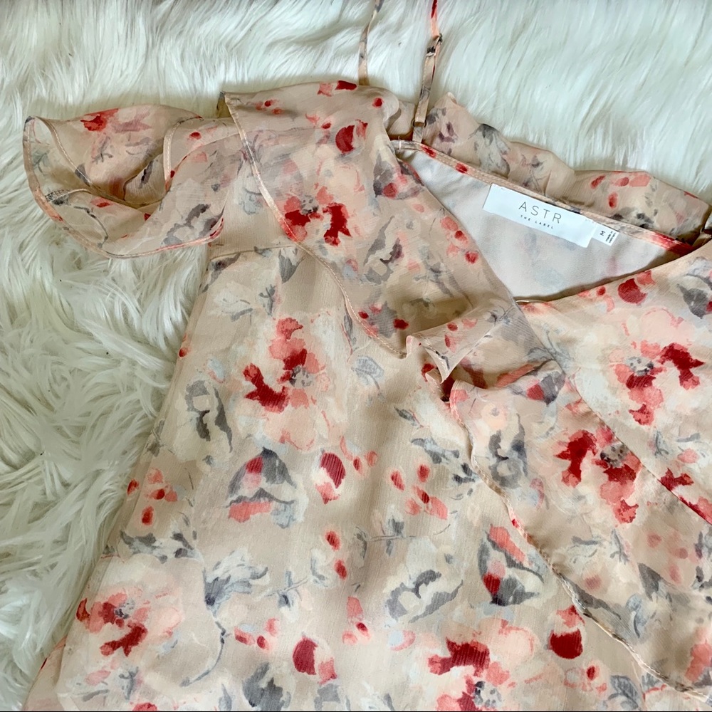 Astr the Label | Floral Off Shoulder Tank